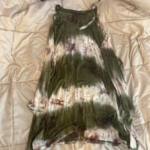 Long tie dye top